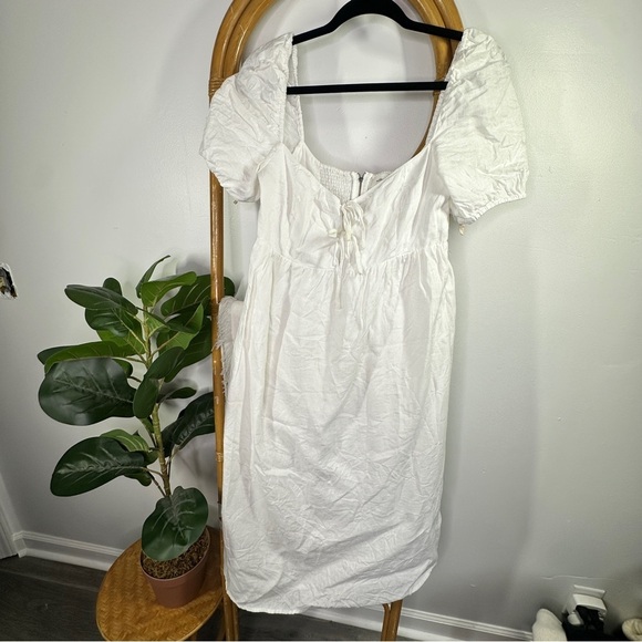 Wilfred White Linen Dress sz 8 - Picture 1 of 8